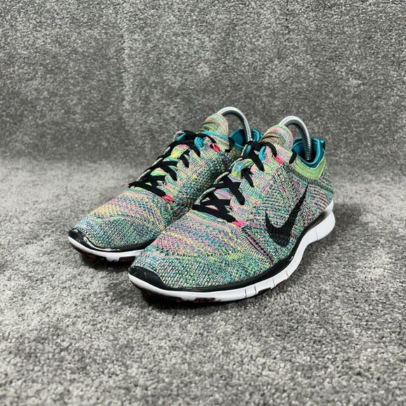 Nike Free TR Flyknit 718785-300 Women’s Size 8 Multicolor Training Running Shoes - Picture 5 of 12